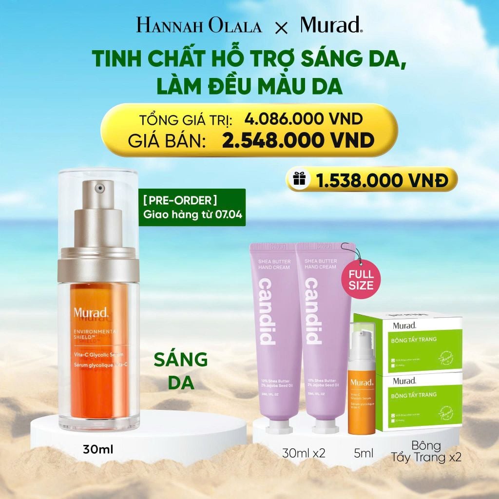  DEAL 2: TINH CHẤT HỖ TRỢ SÁNG DA, LÀM ĐỀU MÀU DA 30ML 