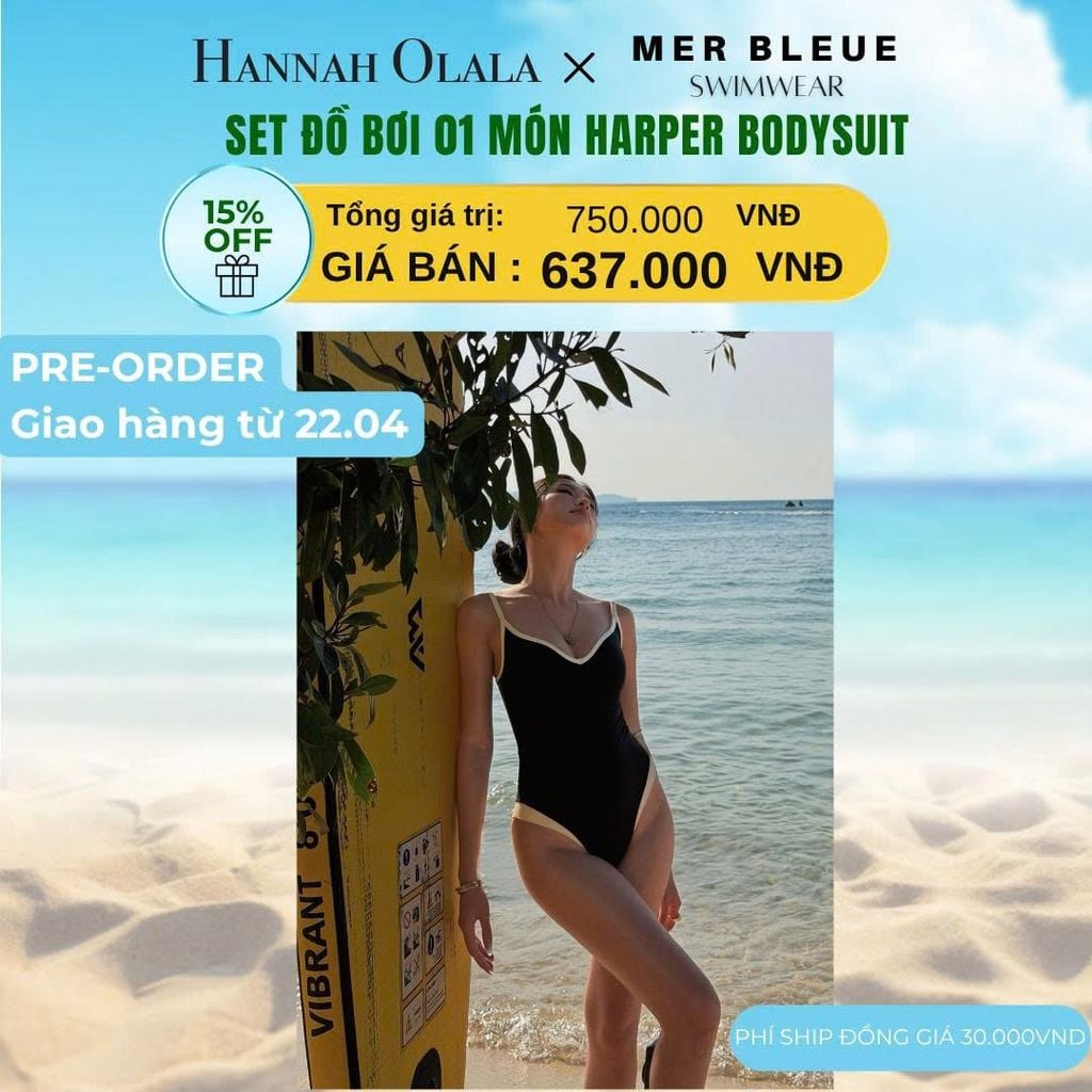  SET ĐỒ BƠI 1 MẢNH HARPER BODYSUIT 