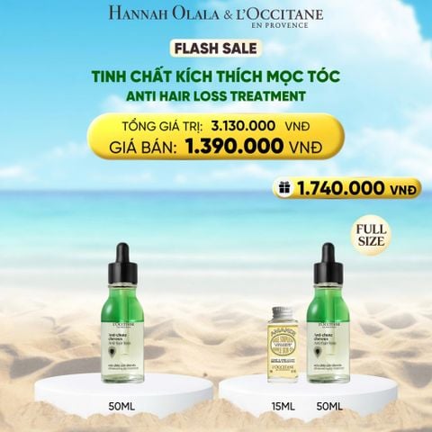  DEAL 12: MUA 1 TẶNG 1 TINH CHẤT KÍCH THÍCH MỌC TÓC L'OCCITANE 50ML 