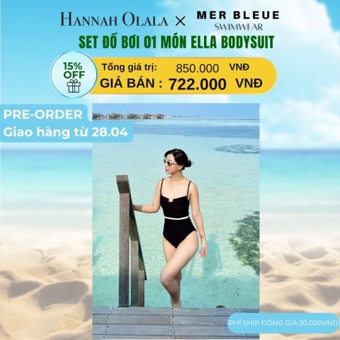  [PRE - ODER] SET ĐỒ BƠI 1 MẢNH ELLA BODYSUIT 