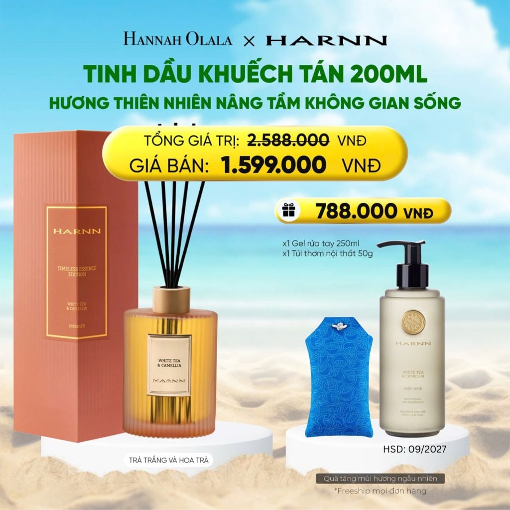  [HARNN NEW COLLECTION] TINH DẦU KHUẾCH TÁN TIMELESS 200ML HƯƠNG TINH DẦU THIÊN NHIÊN NÂNG TẦM KHÔNG GIAN SỐNG 