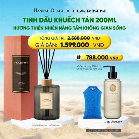  [HARNN NEW COLLECTION] TINH DẦU KHUẾCH TÁN TIMELESS 200ML HƯƠNG TINH DẦU THIÊN NHIÊN NÂNG TẦM KHÔNG GIAN SỐNG 