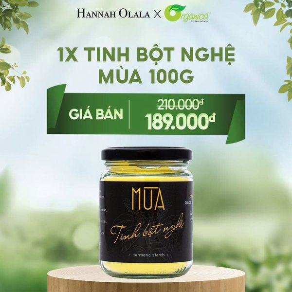  TINH BỘT NGHỆ MÙA 100GR - DEAL 30 