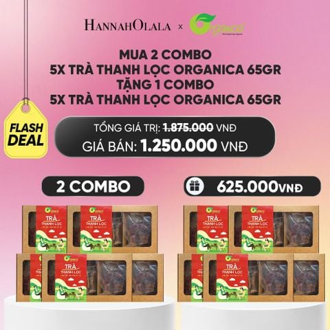  [FLASHSALE] 2 COMBO 5X TRÀ THANH LỌC ORGANICA 65GR - DEAL 19_A792 