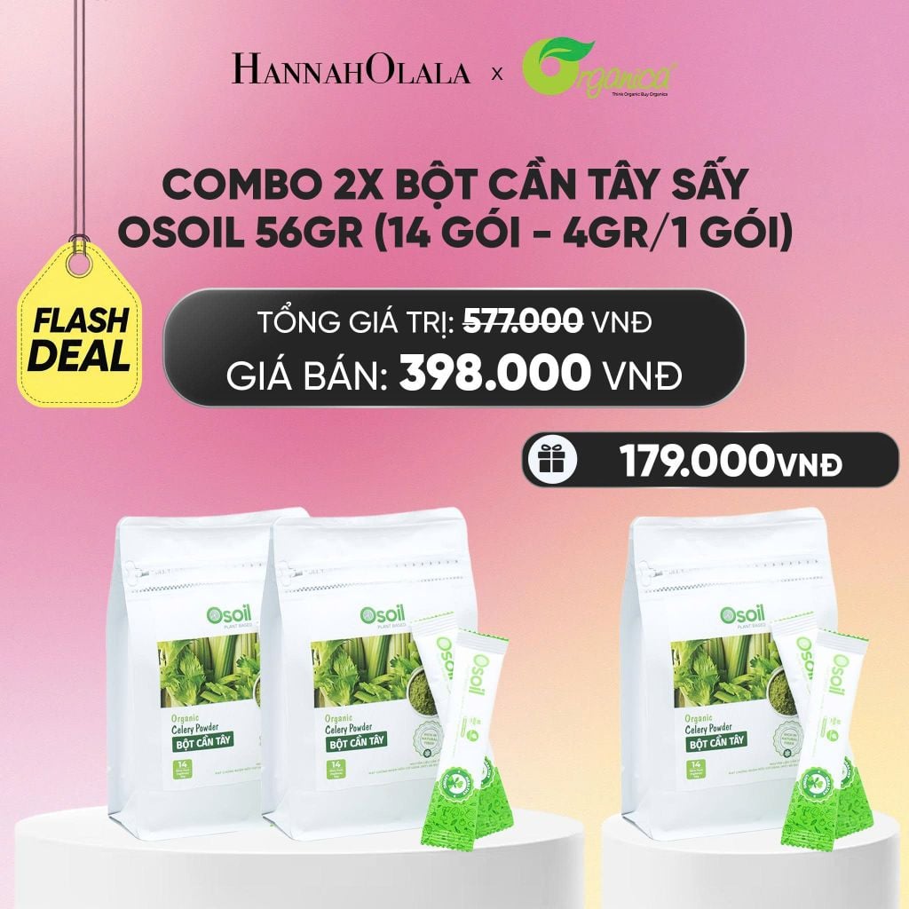  [FLASHSALE] BỘT CẦN TÂY SẤY OSOIL 56GR (14 GÓI - 4GR/1 GÓI) - DEAL 21_A793 