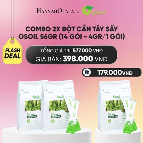  [FLASHSALE] BỘT CẦN TÂY SẤY OSOIL 56GR (14 GÓI - 4GR/1 GÓI) - DEAL 21_A793 