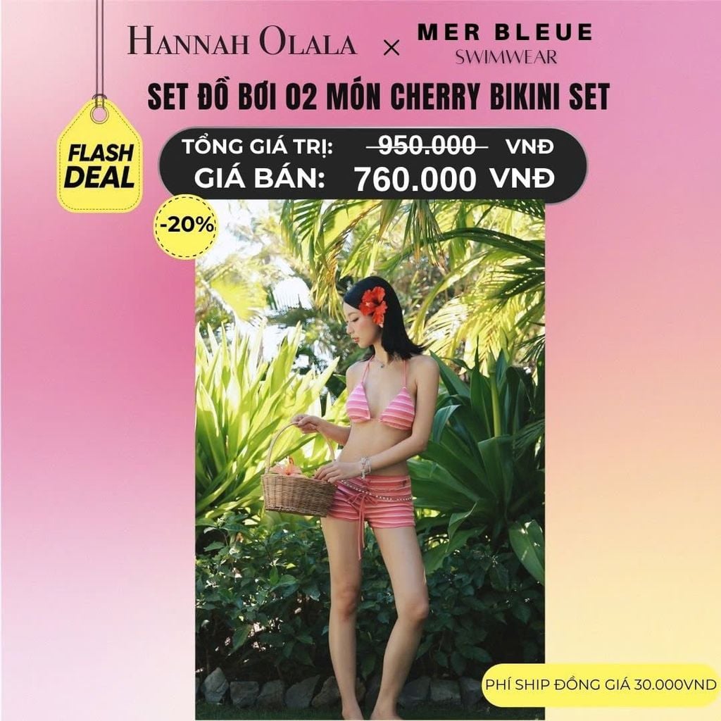  SET ĐỒ BƠI CHERRY BIKINI SET_A1036 