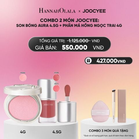  COMBO 2: SON BÓNG AURA + PHẤN MÁ HỒNG NGỌC TRAI - A3503 