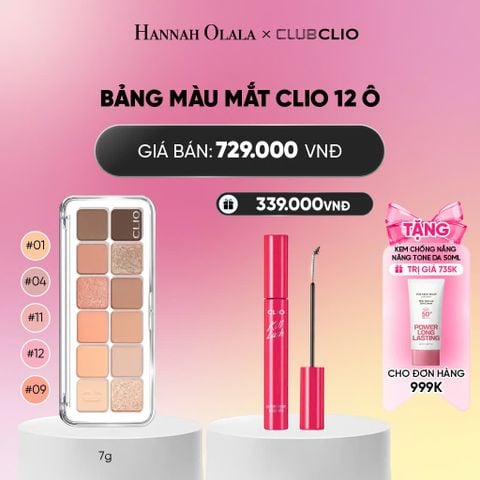  BẢNG MÀU MẮT 12 Ô CLIO PRO EYE PALETTE AIR 7G_ A1910 