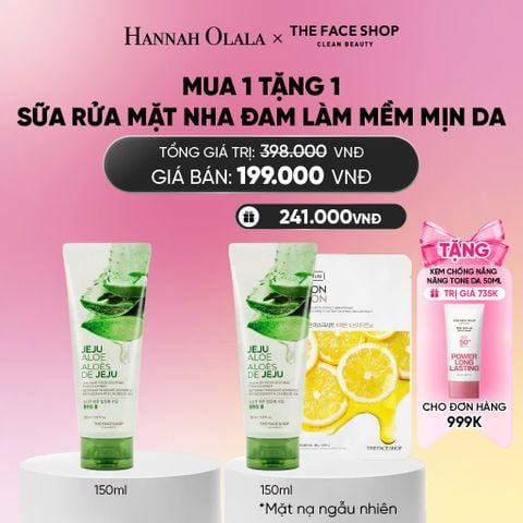  COMBO 2 SỮA RỬA MẶT NHA ĐAM LÀM MỀM MỊN DA 