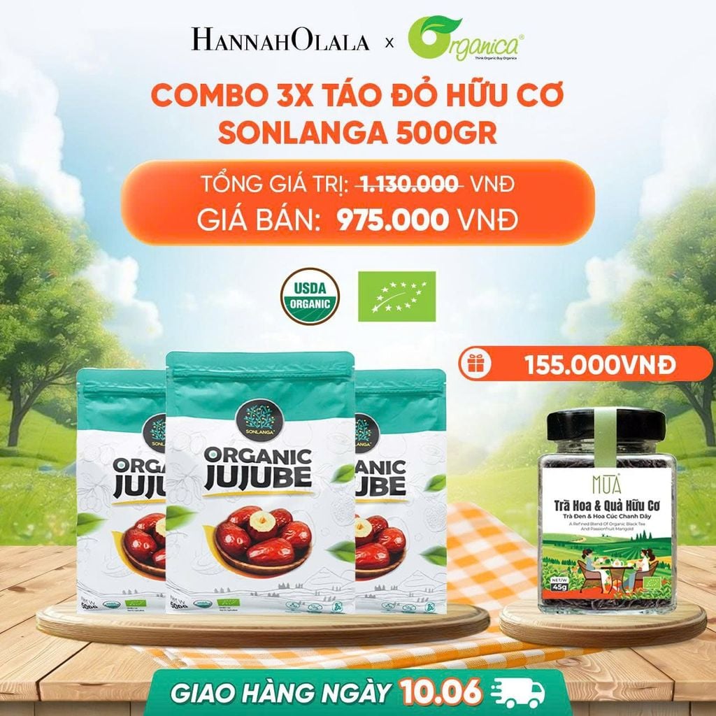  COMBO TÁO ĐỎ KỶ TỬ HỮU CƠ [GIAO HÀNG TỪ 10.06] - DEAL 8 