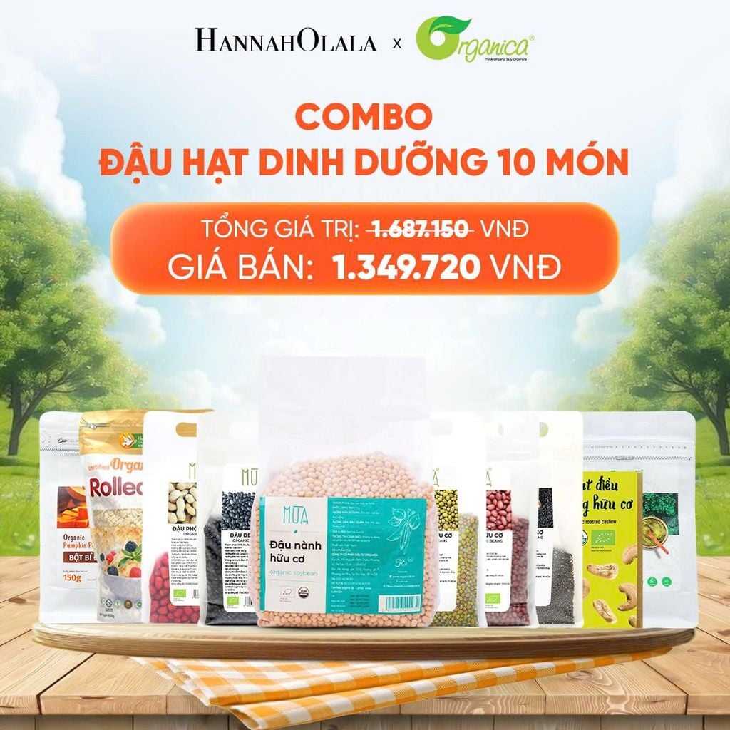  COMBO ĐẬU HẠT DINH DƯỠNG 10 MÓN - DEAL 2 