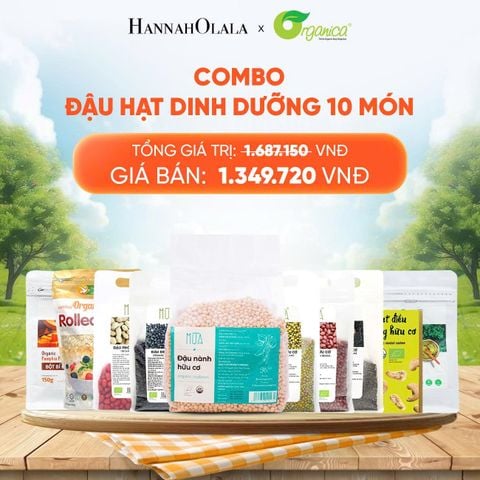  COMBO ĐẬU HẠT DINH DƯỠNG 10 MÓN - DEAL 2 