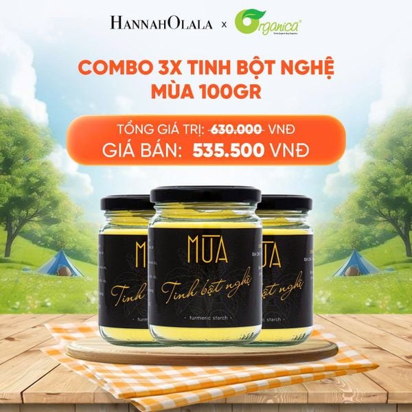  TINH BỘT NGHỆ MÙA 100GR - DEAL 26 