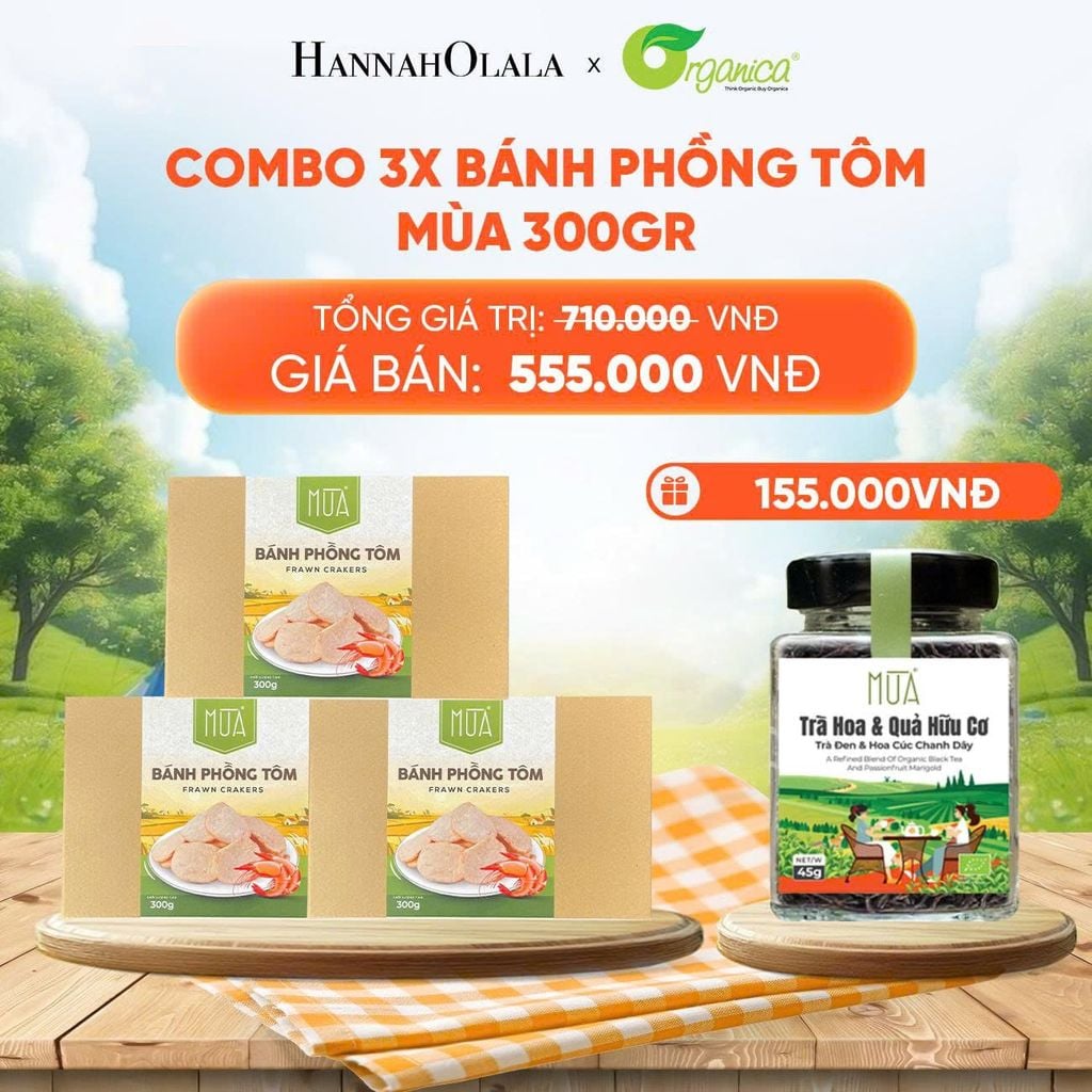  BÁNH PHỒNG TÔM MÙA 300GR - DEAL 22 
