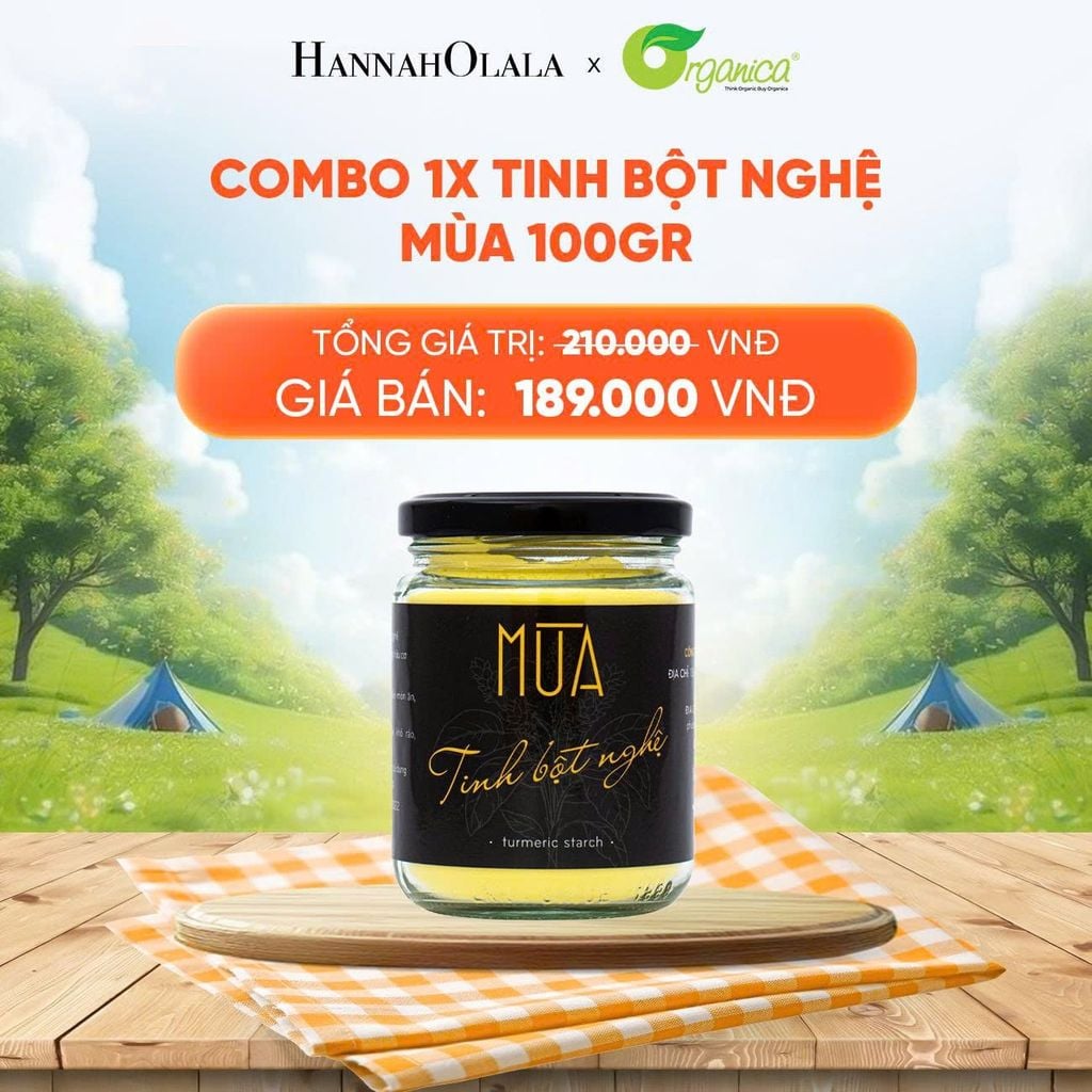  TINH BỘT NGHỆ MÙA 100GR - DEAL 26 
