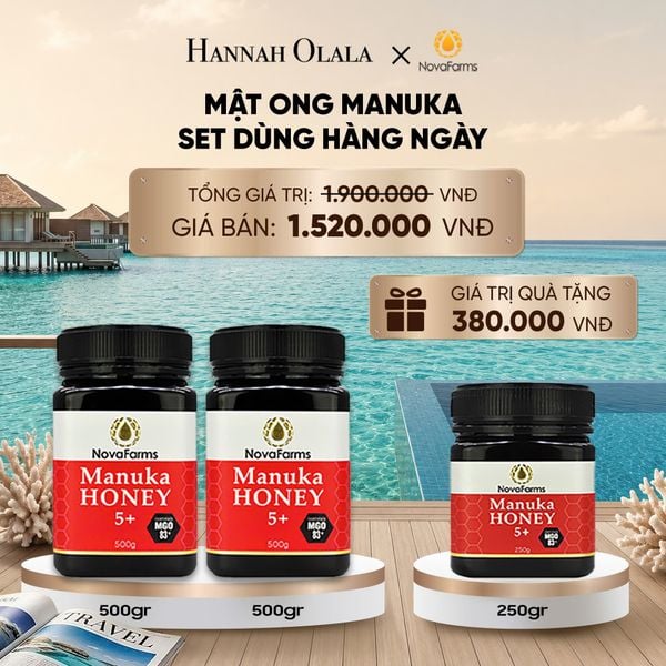  MẬT ONG MANUKA NOVAFARM – SET DÙNG HÀNG NGÀY_ D735 