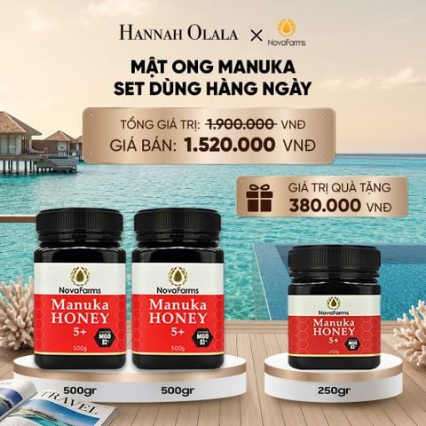  MẬT ONG MANUKA NOVAFARM – SET DÙNG HÀNG NGÀY_ D735 