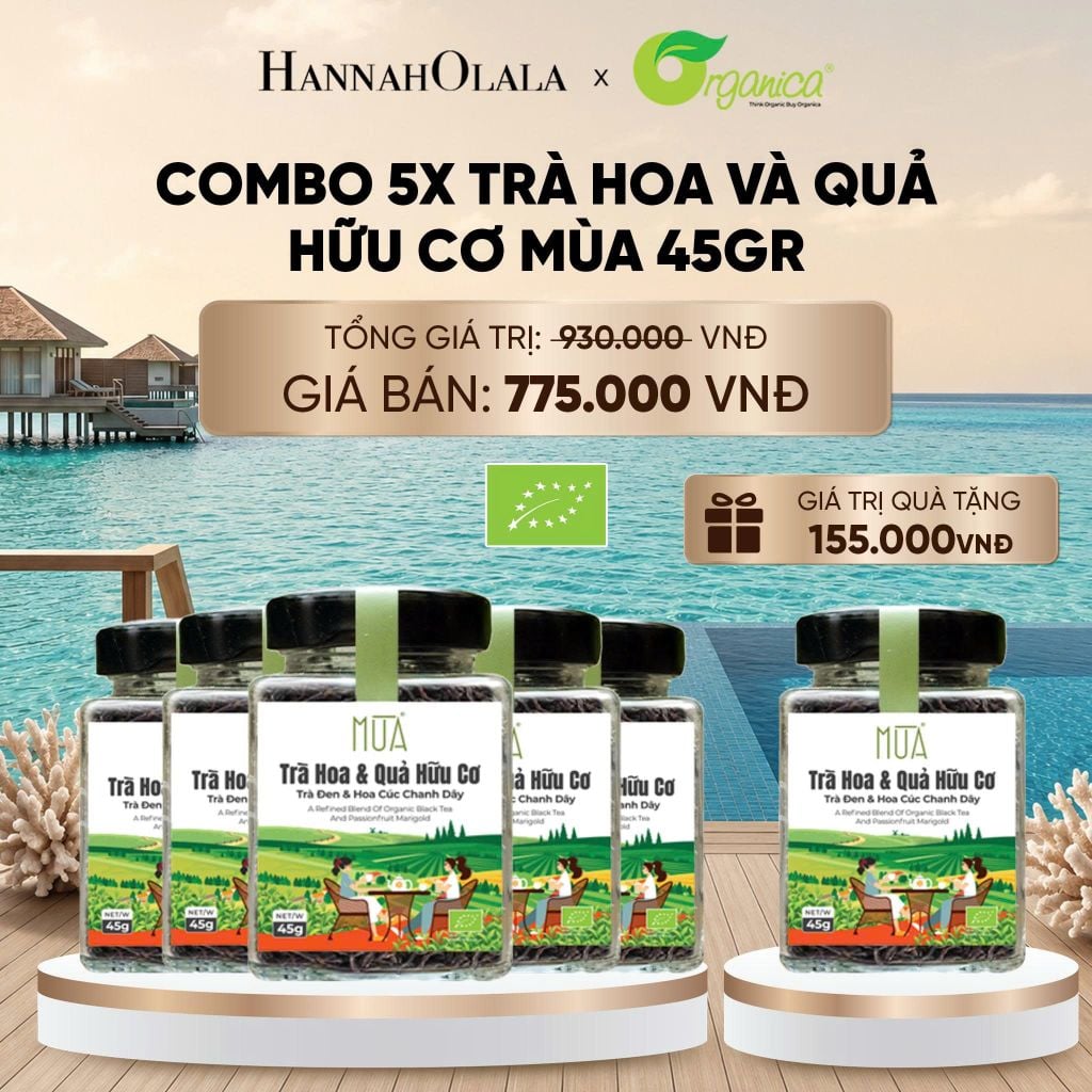  TRÀ HOA VÀ QUẢ HỮU CƠ MÙA 45GR - DEAL 16 