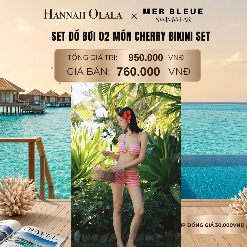  SET ĐỒ BƠI CHERRY BIKINI SET_ D1185 