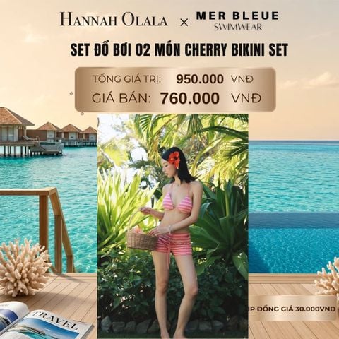  SET ĐỒ BƠI CHERRY BIKINI SET_ D1185 