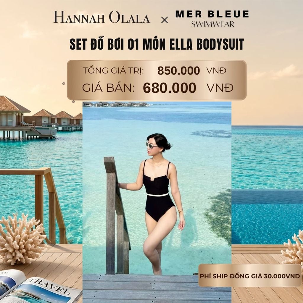  SET ĐỒ BƠI 1 MẢNH ELLA BODYSUIT_ D1609 