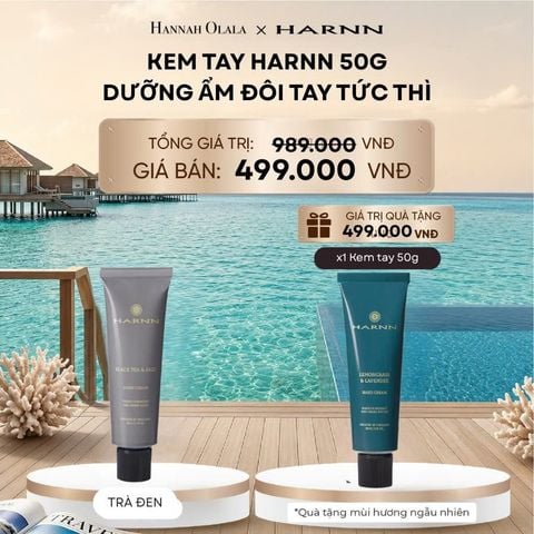  KEM TAY HARNN 50G GIÚP DƯỠNG ẨM ĐÔI TAY TỨC THÌ - FLASH DEAL 