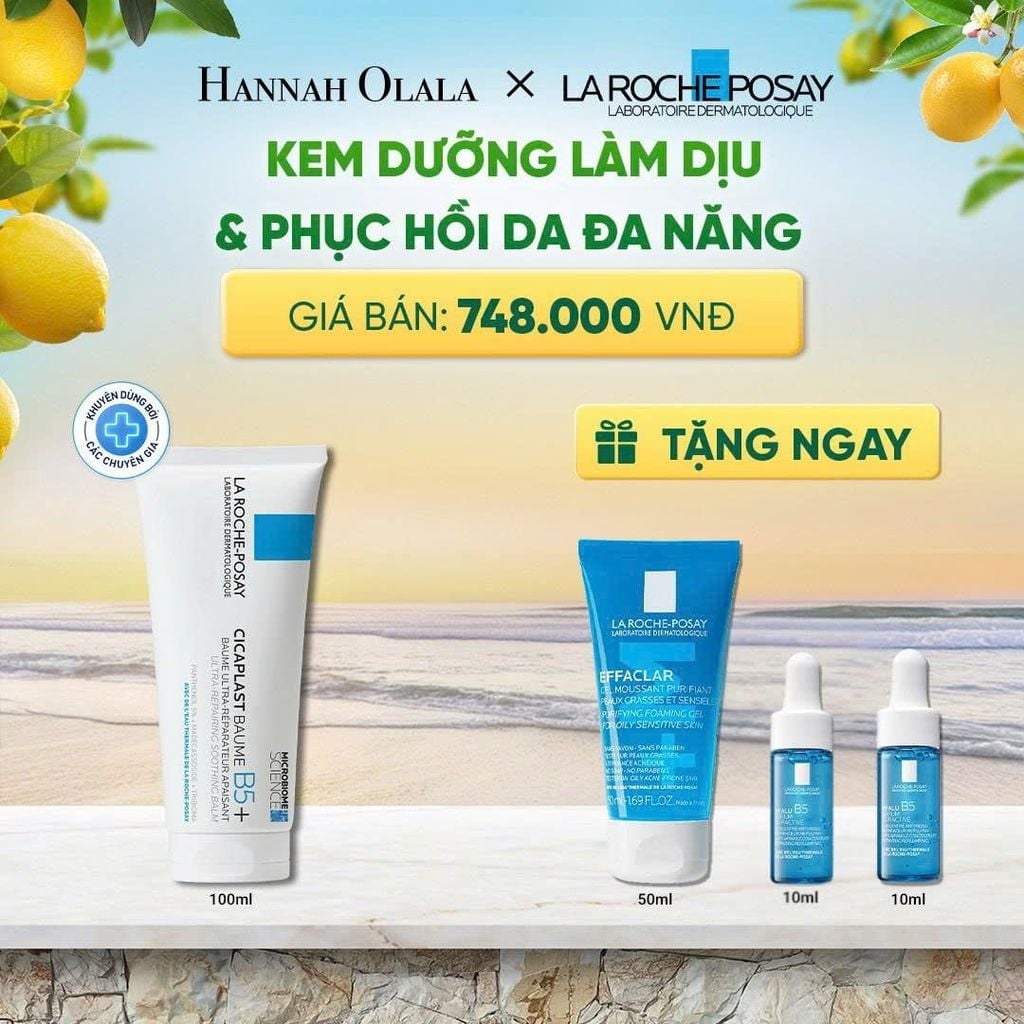  KEM DƯỠNG CICAPLAST BAUME B5+ GIÚP PHỤC HỒI SAU 1H 100ML DEAL 6: - A1328 