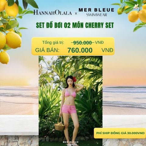  SET ĐỒ BƠI CHERRY BIKINI SET - DEAL 12 - A884 