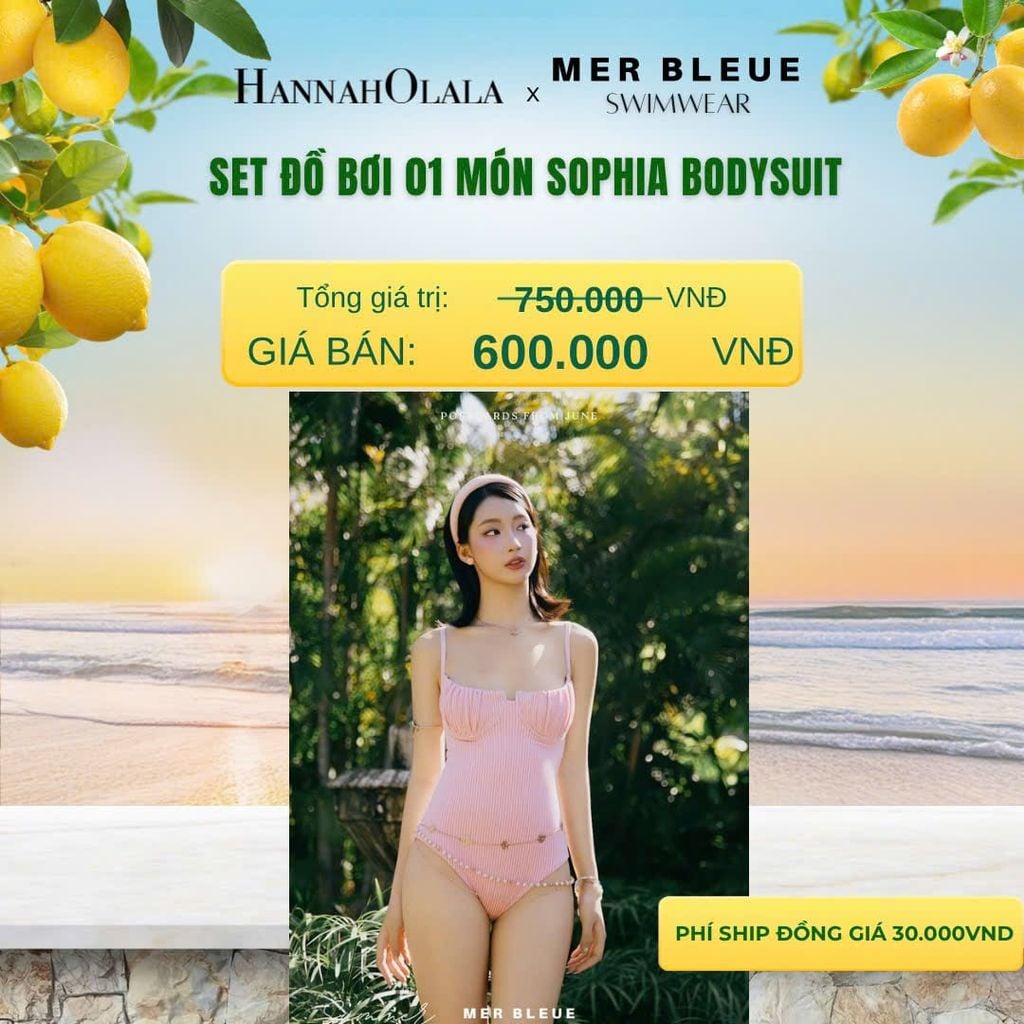  SET ĐỒ BƠI SOPHIA BODYSUIT SET - DEAL 15 - A924 
