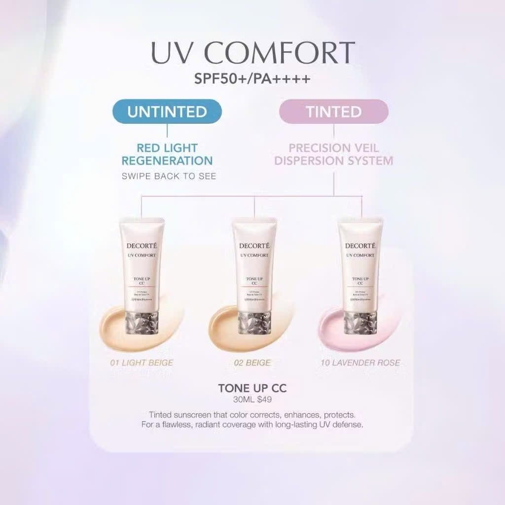  KEM CHỐNG NẮNG HIỆU CHỈNH TONE DA DECORTÉ UV COMFORT (BẢN MỚI) - B31 