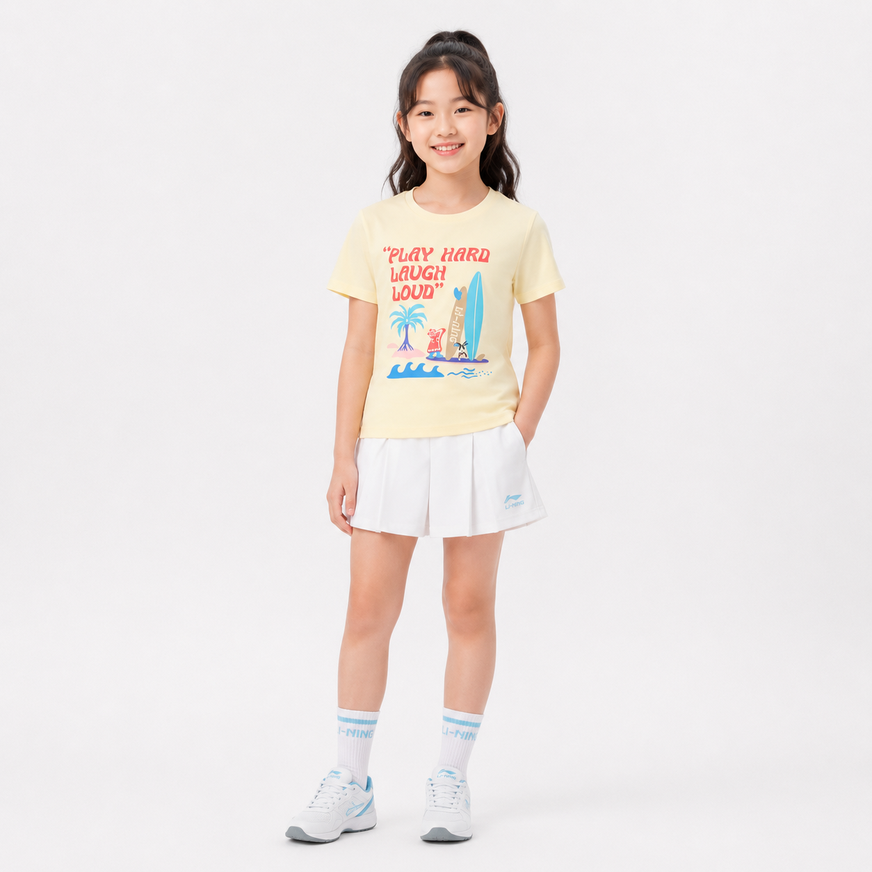  Áo T-shirt Trẻ em nữ YHSW048-5V 