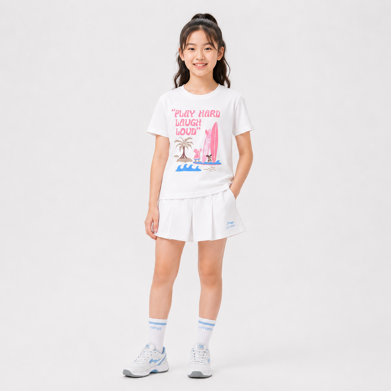  Áo T-shirt Trẻ em nữ YHSW048-1V 