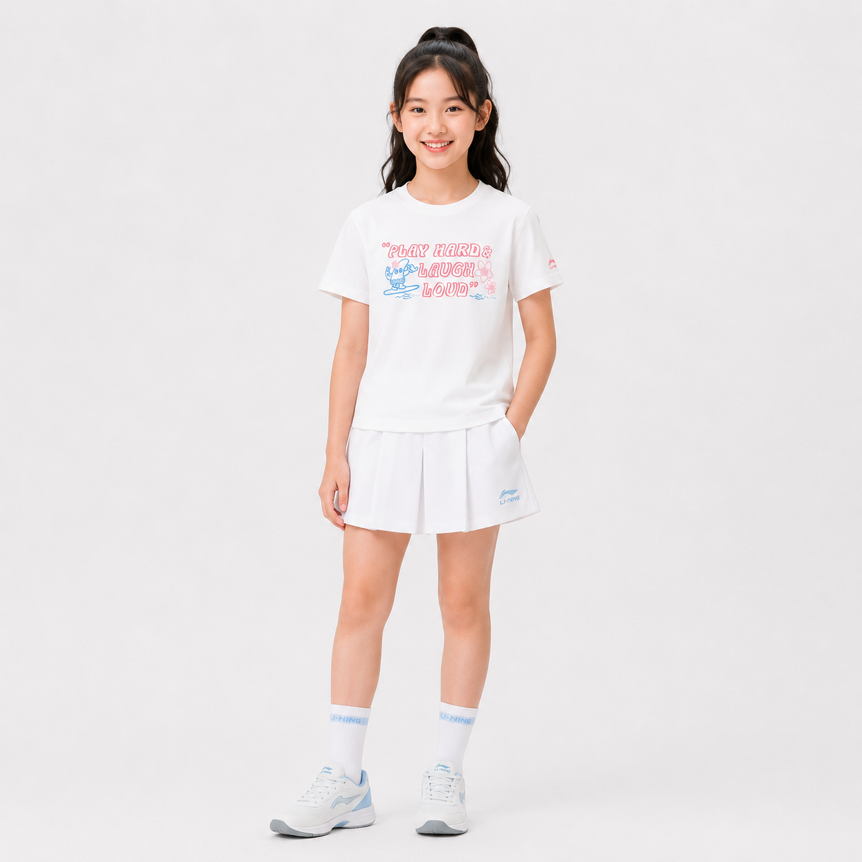 Áo T-shirt Trẻ em nữ YHSW042-1V