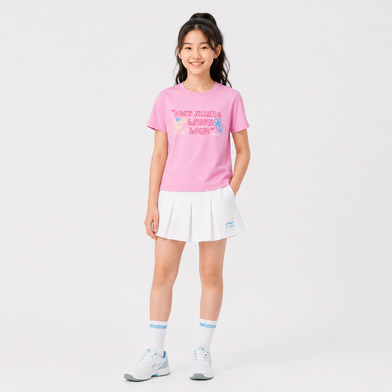 Áo T-shirt Trẻ em nữ YHSW042-2V