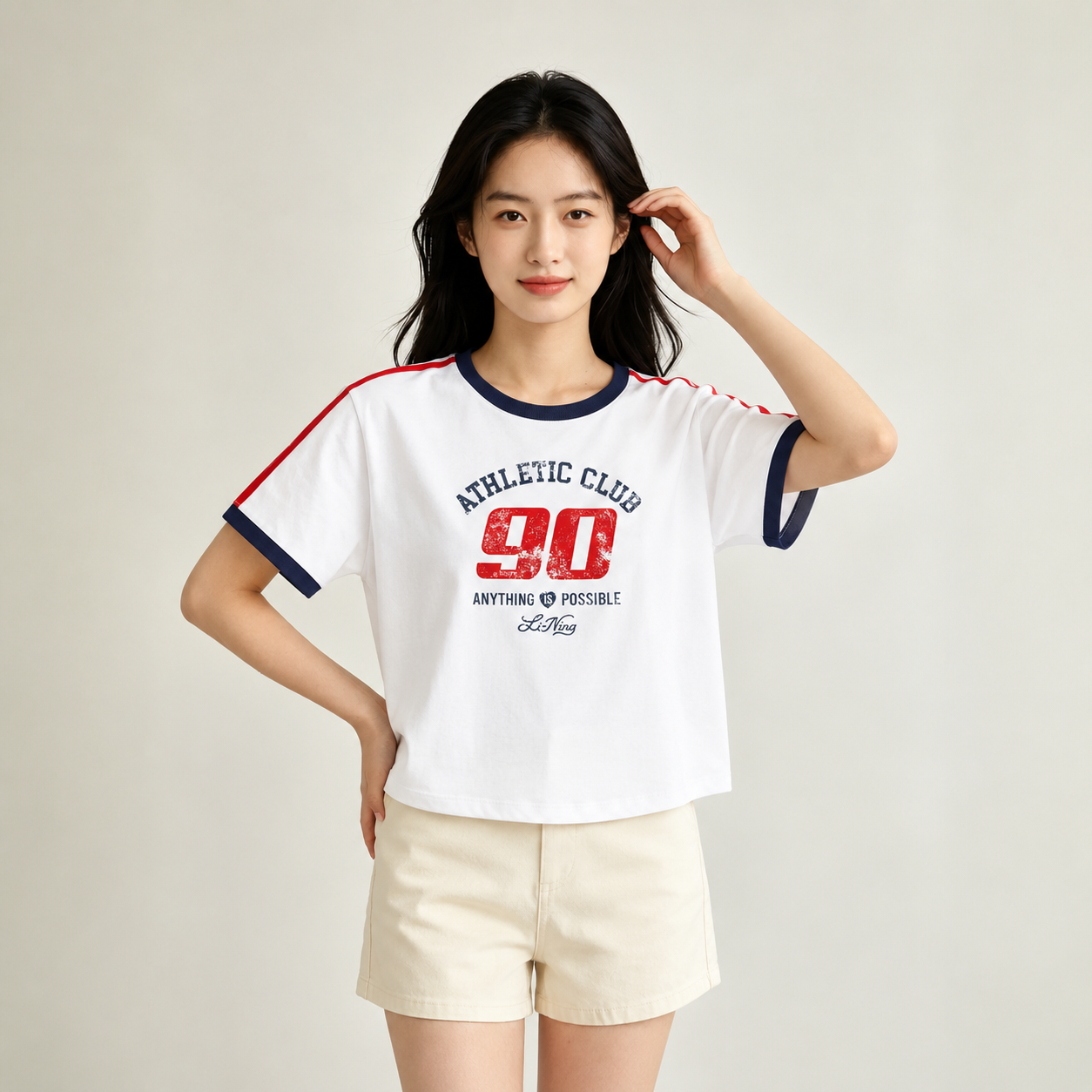  Áo T-shirt Nữ AHSW480-4V 