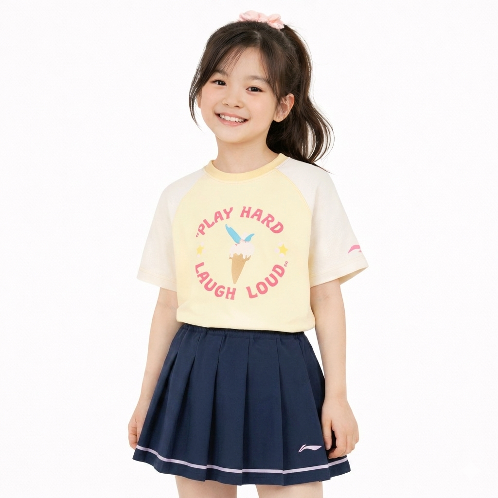  Áo T-shirt Trẻ em nữ YHSW036-1V 