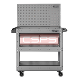  Vách lưới xe đẩy CSPS 03 ngăn - 71cm màu đen/đỏ/xám 