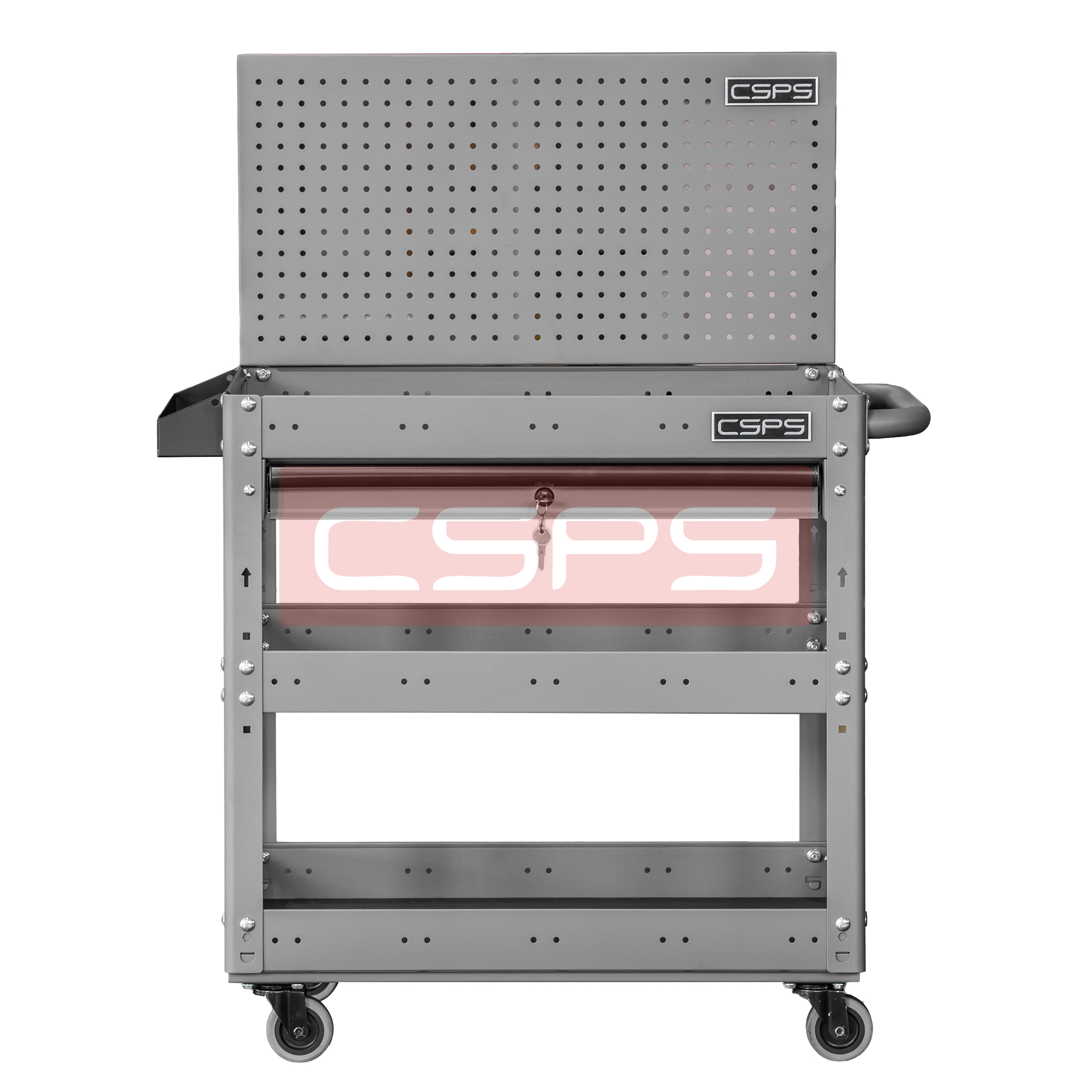  Vách lưới xe đẩy CSPS 03 ngăn - 71cm màu đen/đỏ/xám 