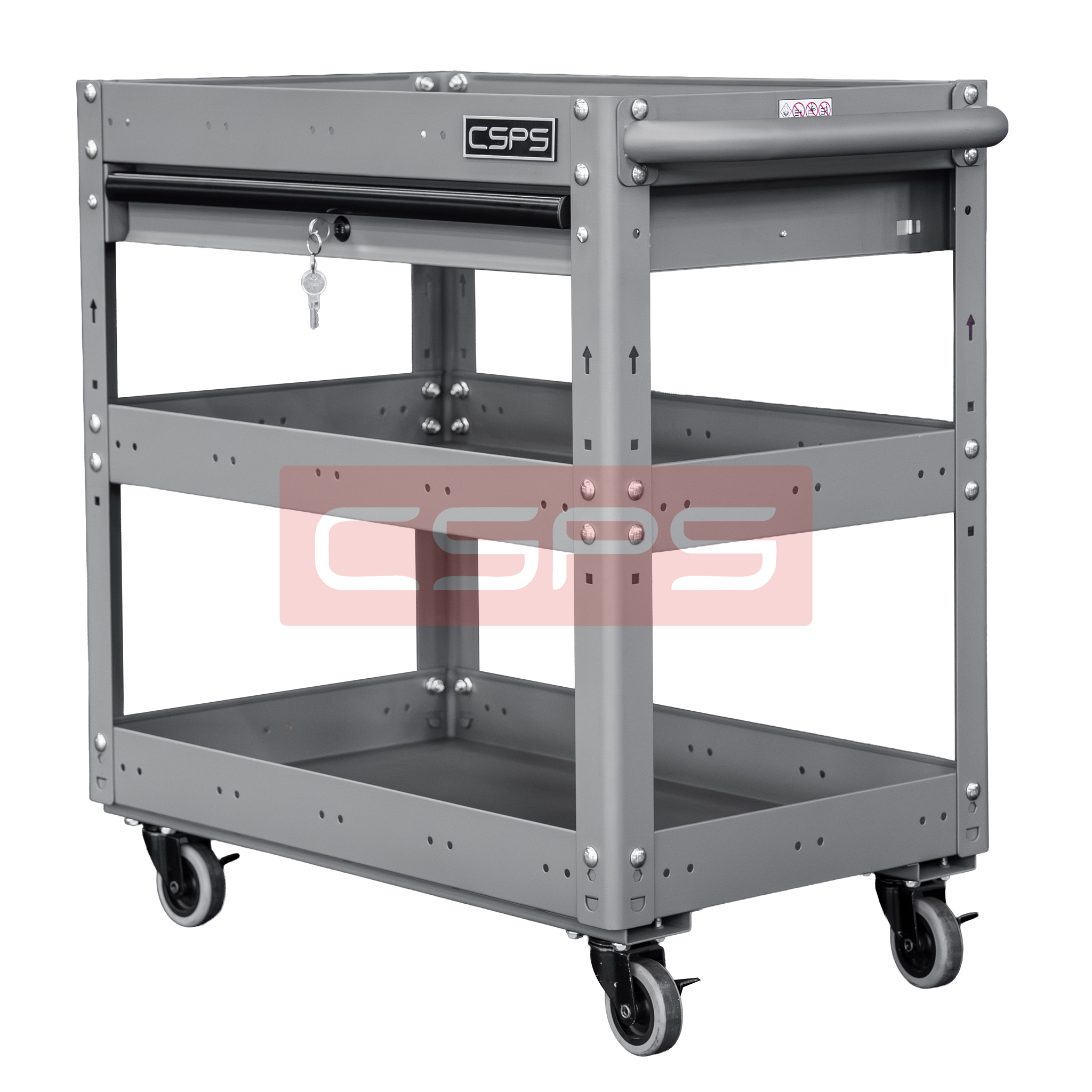 Xe đẩy CSPS 3 ngăn - 71cm 