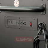  Tủ dụng cụ CSPS 132cm - 05 hộc kéo màu đen/trắng 