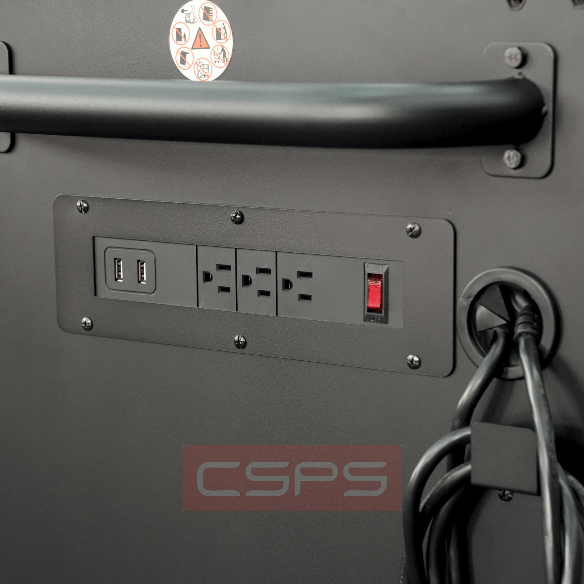  Tủ dụng cụ CSPS 132cm - 05 hộc kéo màu đen/trắng 