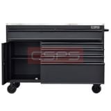  Tủ dụng cụ CSPS 132cm - 05 hộc kéo màu đen/trắng 
