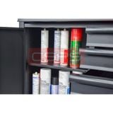  Tủ dụng cụ CSPS 132cm - 05 hộc kéo màu đen/trắng 
