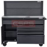  Tủ dụng cụ CSPS 132cm - 05 hộc kéo màu đen/trắng 