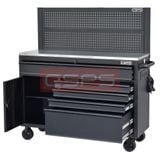  Tủ dụng cụ CSPS 132cm - 05 hộc kéo màu đen/trắng 