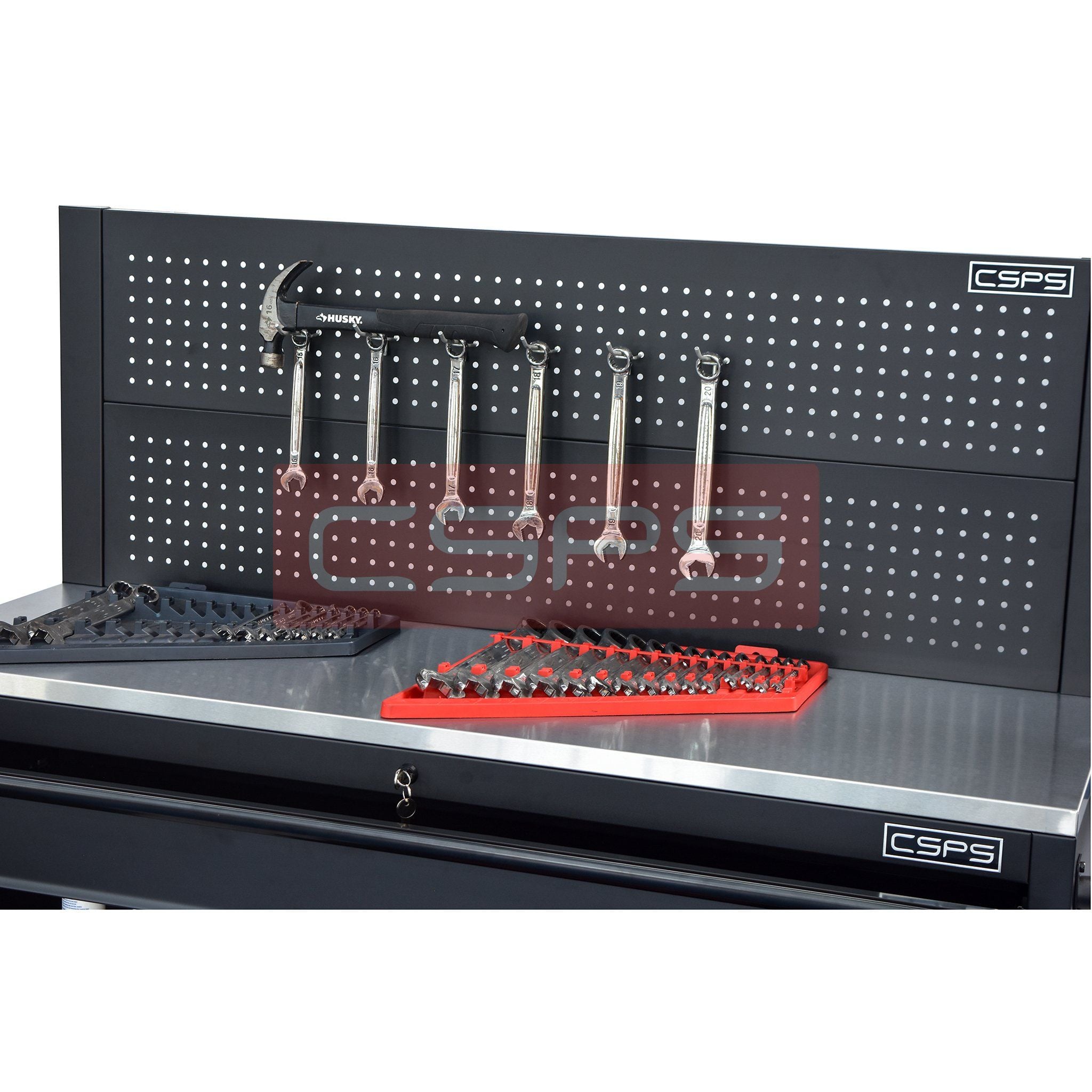  Tủ dụng cụ CSPS 132cm - 05 hộc kéo màu đen/trắng 