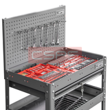  Vách lưới xe đẩy CSPS 03 ngăn - 71cm màu đen/đỏ/xám 
