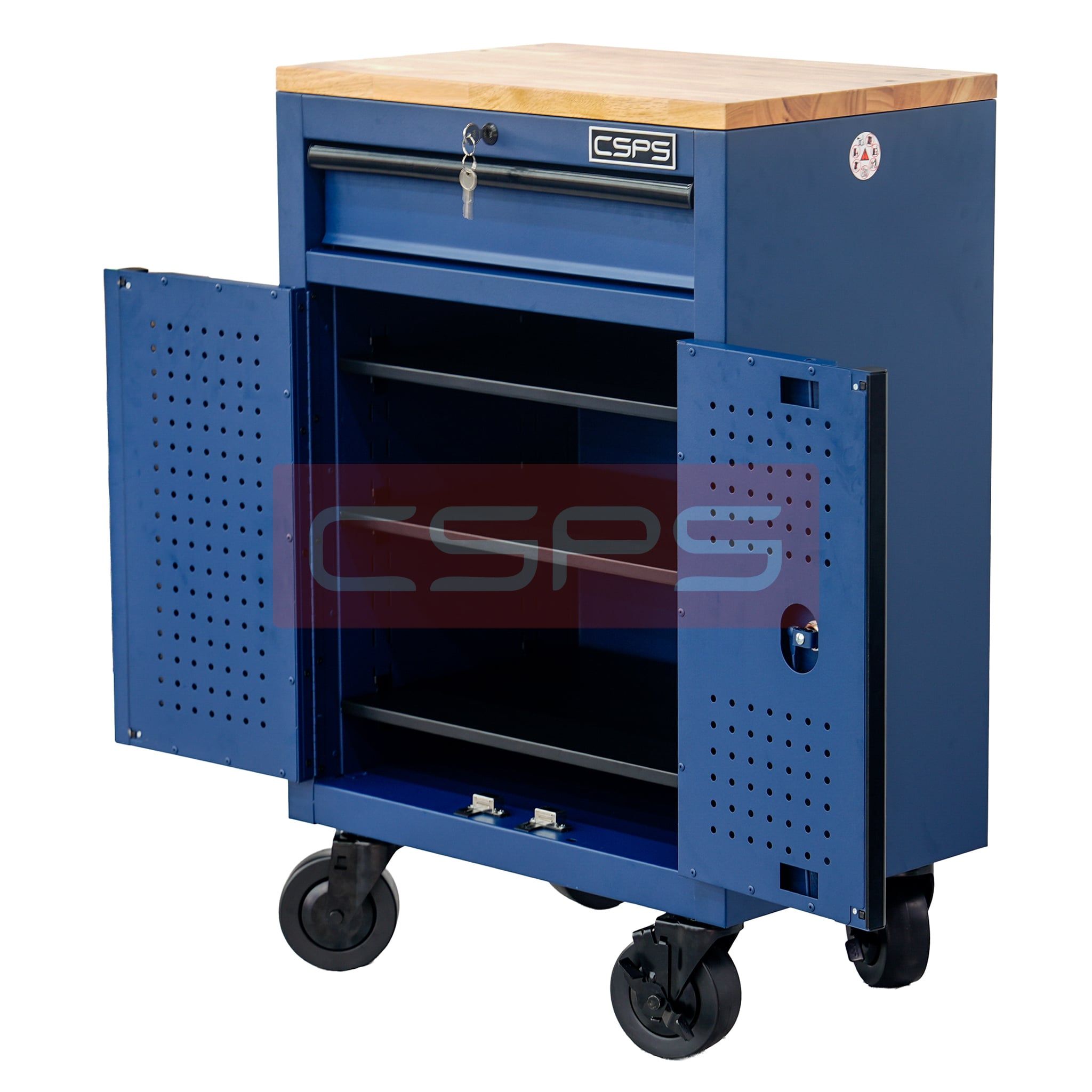  Tủ dụng cụ CSPS 61cm - 01 hộc kéo màu xanh dương 