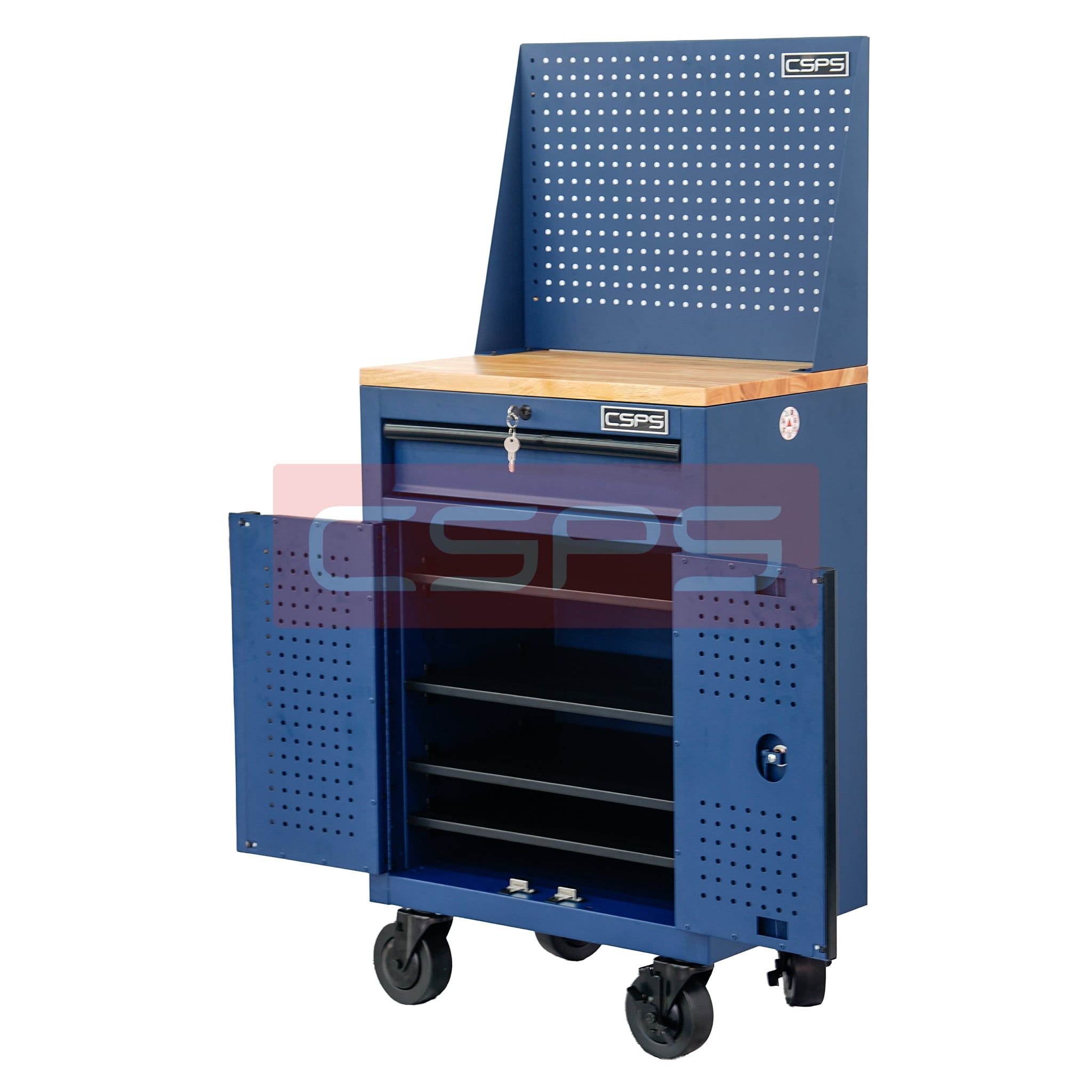  Tủ dụng cụ CSPS 61cm - 01 hộc kéo màu xanh dương 